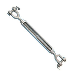 Turnbuckle Stainless Steel 6" x 3/8'' Open Jaw